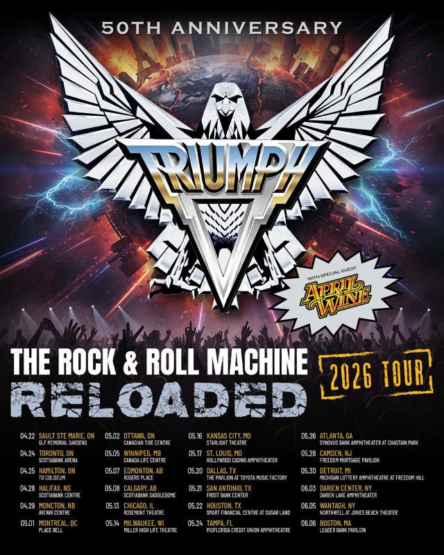 Triumph 2026 Tour Date Poster