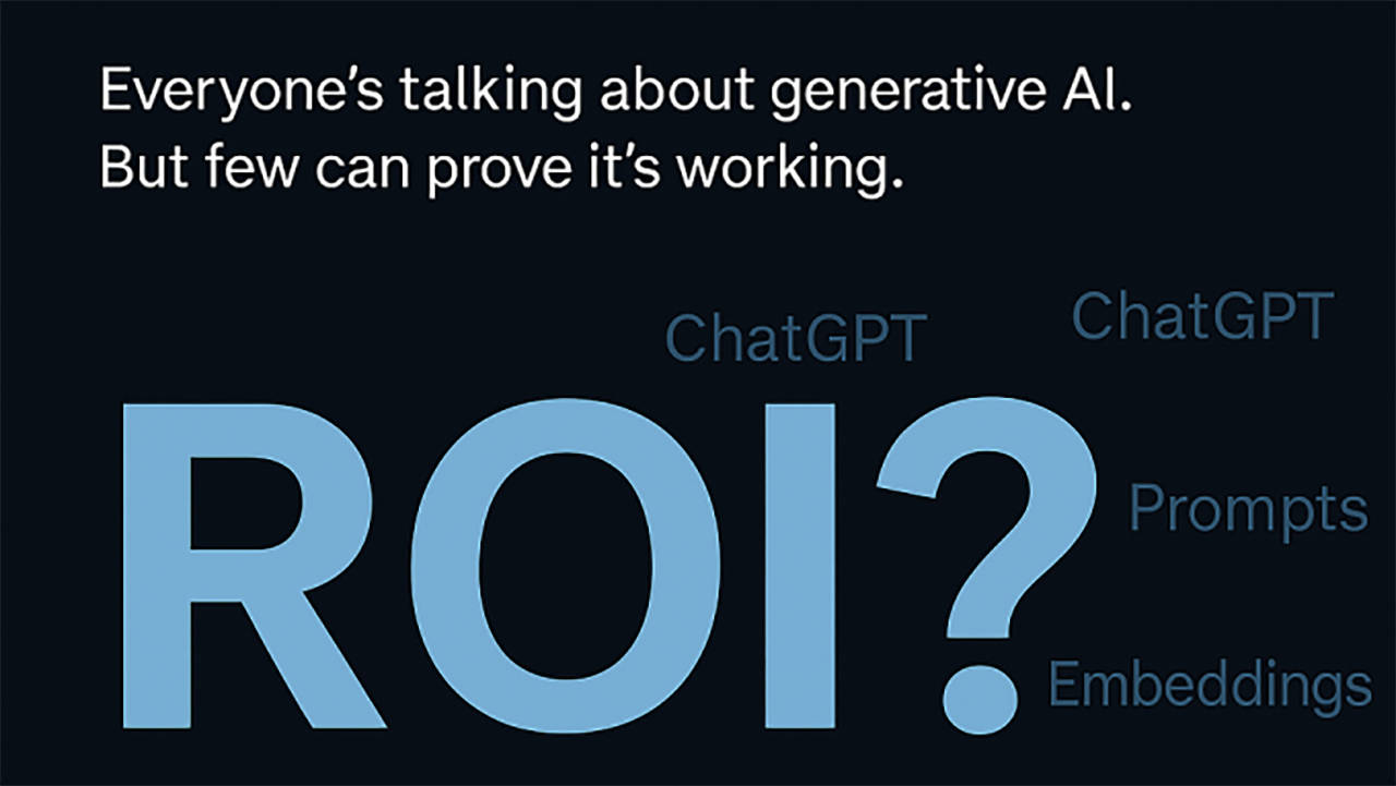 Where is the return on investment in AI?