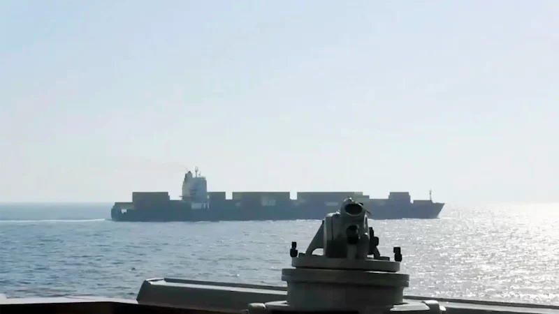 US military warning Iranian cargo ship Touska