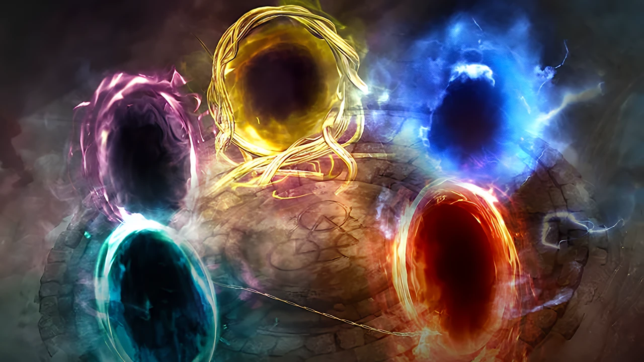 Colorful Diablo IV portals